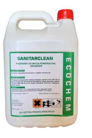 Sanitarclean - środek do dezynfekcji i mycia powierzchni od Ecochem